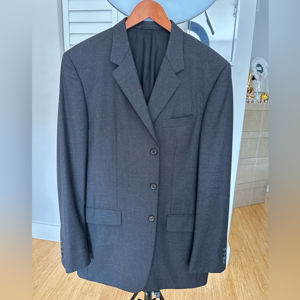 Prada blazer 54L dark gray